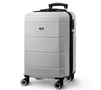 LUGG 20 Inch Jetset Lightweight Travel Cabin Bag Carry On Approved Suitcase ABS Shell Protection Water Resistant & Safe Locking System Easyjet overheadLuggage 55x35x23cm