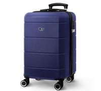 LUGG 20 Inch Jetset Lightweight Travel Cabin Bag Carry On Approved Suitcase ABS Shell Protection Water Resistant & Safe Locking System Easyjet overheadLuggage 55x35x23cm