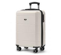 LUGG 20-Inch Jetset Lightweight Cabin Suitcase, ABS Hard Shell, Water-Resistant Carry-On Luggage, TSA-Approved Lock, 4 Spinner Wheels, 3-Step Telescopic Handle, EasyJet Overhead, 55 x 35 x 23 cm