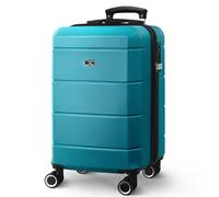 LUGG 20 Inch Jetset Lightweight Travel Carry On Suitcase, ABS, Water Resistant & TSA Lock - Easyjet Overhead (55x35x23cm)
