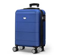 LUGG 20 Inch Jetset Lightweight Travel Carry On Suitcase, ABS, Water Resistant & TSA Lock - Easyjet Overhead (55x35x23cm)