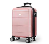 LUGG 20 Inch Jetset Lightweight Travel Carry On Suitcase, ABS, Water Resistant & TSA Lock - Easyjet Overhead (55x35x23cm)