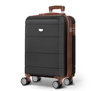 LUGG 20 Inch Jetset Lightweight Travel Carry On Suitcase, ABS, Water Resistant & TSA Lock - Easyjet Overhead (55x35x23cm)