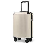 LUGG 20 Inch Sky Rover Lightweight Travel Carry On Suitcase, ABS, Water Resistant & TSA Lock - Easyjet Overhead (55x35x20cm)