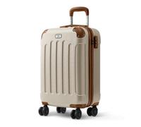 Lugg 20 Inch Skywander Lightweight Travel Cabin Bag, 55 X 35 X 20 Cm, 31L, Cream And Brown