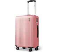 Lugg 20Inch Vacay Suitcase Abs Luggage With Tsa Indent Lock, Aluminium Trolley Handle