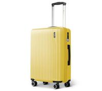 LUGG 20inch Vacay Suitcase ABS Luggage with TSA Indent Lock, Aluminium Trolley Handle, 360° Spinner Wheels, Water-Resistant & Durable Material - Airline Compatible (55 x 23 x 35cm)