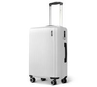 LUGG 20inch Vacay Suitcase ABS Luggage with TSA Indent Lock, Aluminium Trolley Handle, 360° Spinner Wheels, Water-Resistant & Durable Material - Airline Compatible (55 x 23 x 35cm)