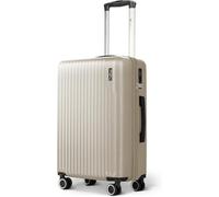 Lugg 20Inch Vacay Suitcase Abs Luggage With Tsa Indent Lock, Aluminium Trolley Handle & Durable Material