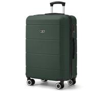 LUGG 24 Inch Jetset Suitcase Hard Shell Case 4 Wheel Travel Bag Lightweight ABS Material with TSA Lock Approved for Travel with easyJet, British Airways, RyanAir, Virgin Atlantic (65x44x25.5cm)