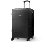 LUGG 24 Inch Jetset Suitcase Hard Shell Case 4 Wheel Travel bag Lightweight ABS Material with TSA Lock Approved for Travel with easyJet, British Airways, RyanAir, Virgin Atlantic, Emirates(67x44x26cm)