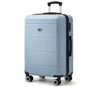 LUGG 24 Inch Jetset Suitcase Hard Shell Case 4 Wheel Travel Bag Lightweight ABS Material with TSA Lock Approved for Travel with easyJet, British Airways, RyanAir, Virgin Atlantic (65x44x25.5cm)