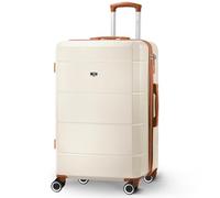 LUGG 24 Inch Jetset Suitcase Hard Shell Case 4 Wheel Travel bag Lightweight ABS Material with TSA Lock Approved for Travel with easyJet, British Airways, RyanAir, Virgin Atlantic, Emirates(67x44x26cm)