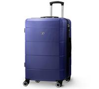 LUGG 24 Inch Jetset Suitcase Hard Shell Case 4 Wheel Travel bag Lightweight ABS Material with TSA Lock Approved for Travel with easyJet, British Airways, RyanAir, Virgin Atlantic, Emirates(67x44x26cm)