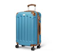 LUGG 24 Inch Suitcase Hard Shell Case 4 Wheel Travel Bag Lightweight ABS Material with TSA Lock Approved for Travel with easyJet, British Airways, RyanAir, Virgin Atlantic, Emirates (67x26x44cm)