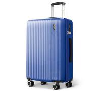 LUGG 24inch Vacay Suitcase ABS Luggage with TSA Indent Lock, Aluminium Trolley Handle, 360° Spinner Wheels, Water-Resistant & Durable Material - Airline Compatible (65 x 25 x 44cm)
