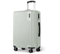 LUGG 24inch Vacay Suitcase ABS Luggage with TSA Indent Lock, Aluminium Trolley Handle, 360° Spinner Wheels, Water-Resistant & Durable Material - Airline Compatible (66.5 x 25.5 x 44cm)
