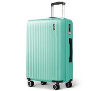 LUGG 24inch Vacay Suitcase ABS Luggage with TSA Indent Lock, Aluminium Trolley Handle, 360° Spinner Wheels, Water-Resistant & Durable Material - Airline Compatible (65 x 25 x 44cm)