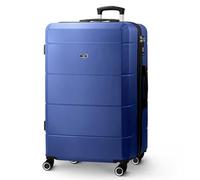 LUGG 28 Inch Jetset Suitcase Hard Shell Case 4 Wheel Travel bag Lightweight ABS Material with TSA Lock Approved for Travel with easyJet, British Airways, RyanAir, Virgin Atlantic, Emirates(75x49x29cm)