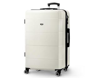 LUGG 28 Inch Jetset Suitcase Hard Shell Case 4 Wheel Travel bag Lightweight ABS Material with TSA Lock Approved for Travel with easyJet, British Airways, RyanAir, Virgin Atlantic, Emirates(75x49x29cm)