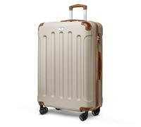 LUGG 28 Inch Suitcase Hard Shell Case 4 Wheel Travel Bag Lightweight ABS Material with TSA Lock Approved for Travel with easyJet, British Airways, RyanAir, Virgin Atlantic, Emirates ect (75x49x29cm)