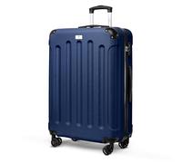 LUGG 28 Inch Suitcase Hard Shell Case 4 Wheel Travel Bag Lightweight ABS Material with TSA Lock Approved for Travel with easyJet, British Airways, RyanAir, Virgin Atlantic, Emirates ect (75x49x29cm)