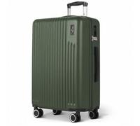 Lugg 28Inch Vacay Suitcase, Abs Luggage With Tsa Indent Lock, 76.5 X 50.5 X 30Cm, 98L, Army Green