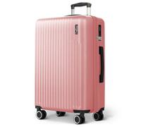 Lugg 28Inch Vacay Suitcase, Abs Luggage With Tsa Indent Lock, 76.5 X 50.5 X 30Cm, 98L, Clay