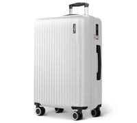 LUGG 28inch Vacay Suitcase ABS Luggage with TSA Indent Lock, Aluminium Trolley Handle, 360° Spinner Wheels, Water-Resistant & Durable Material - Airline Compatible (75 x 30 x 49cm)