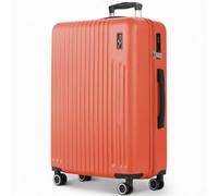 Lugg 32Inch Vacay Suitcase 86X31X58Cm Durable Abs Luggage With Tsa Lock, Airline Compatible, Spinner Wheels, Terra Cotta