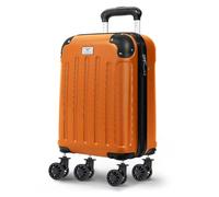 LUGG 40cm Skywander Lightweight Underseat Cabin Bag - Ryanair & EasyJet Approved Carry-On Suitcase, Durable ABS Hard Shell, Smooth Double Spinner Wheels, Water-Resistant & Compact Luggage (40x30x20cm)