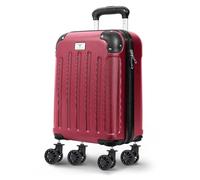 LUGG 40cm Skywander Lightweight Underseat Cabin Bag - Ryanair & EasyJet Approved Carry-On Suitcase, Durable ABS Hard Shell, Smooth Double Spinner Wheels, Water-Resistant & Compact Luggage (40x30x20cm)