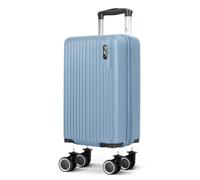 LUGG 40cm Vacay Suitcase, ABS Hard Shell Cabin Luggage with Aluminium Trolley Handle, 360° Spinner Wheels, Water-Resistant & Durable, Ryanair Underseat Compatible Travel Bag (40x30x20cm)