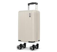 LUGG 40cm Vacay Suitcase, ABS Hard Shell Cabin Luggage with Aluminium Trolley Handle, 360° Spinner Wheels, Water-Resistant & Durable, Ryanair Underseat Compatible Travel Bag (40x30x20cm)