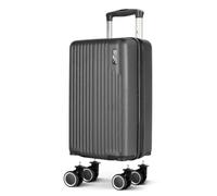 LUGG 40cm Vacay Suitcase, ABS Hard Shell Cabin Luggage with Aluminium Trolley Handle, 360° Spinner Wheels, Water-Resistant & Durable, Ryanair Underseat Compatible Travel Bag (40x30x20cm)
