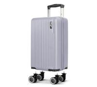 LUGG 40cm Vacay Suitcase, ABS Hard Shell Cabin Luggage with Aluminium Trolley Handle, 360° Spinner Wheels, Water-Resistant & Durable, Ryanair Underseat Compatible Travel Bag (40x30x20cm)