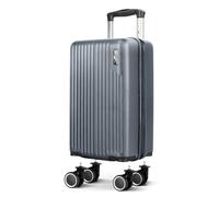 LUGG 40cm Vacay Suitcase ABS Luggage with TSA Indent Lock, Aluminium Trolley Handle, 360° Spinner Wheels, Water-Resistant & Durable Material - Ryanair Underseat Compatible (40x30x20cm)
