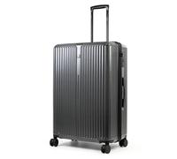 Lugg Air Glide 24" Hard Shell Lightweight Durable Suitcase (66X44.5X26 Cm) In Dark Grey Dark Grey