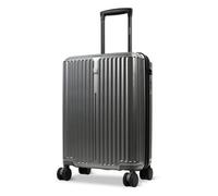 Lugg Airglide 20In Hard Shell Lightweight Suitcase Polycarbonate Travel Luggage, Tsa Lock, Spinner Wheels 55X38X23Cm, Gunmetal