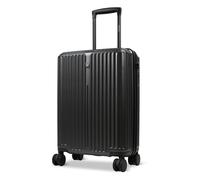 Lugg Air Glide 20" Hard Shell Lightweight Durable Suitcase (55x38x23cm) in Black | Size: 55 x 38 x 23 cm Lugg Black 55 x 38 x 23 cm