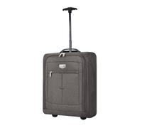 Lugg Cabin Approved Lightweight Travel Bag with Wheels, Mercury(45x36x20cm) in Charcoal | Size: 45 x 36 x 20 cm Lugg Charcoal 45 x 36 x 20 cm
