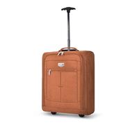 Lugg Cabin Approved Lightweight Travel Bag with Wheels, Mercury(45x36x20cm) in Orange | Size: 45 x 36 x 20 cm Lugg Orange 45 x 36 x 20 cm