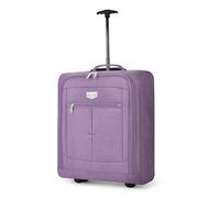 Lugg Cabin Sized Lightweight Travel Bag With Wheels - Mars (56X45X25Cm) In Purple Purple