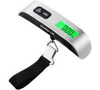 LUGG Digital Luggage Scale (50kg/110lbs Capacity), Portable Suitcase Weighing Scales, LCD Display, kg/lbs Conversion & Auto Shut-Off, Overweight Indicator, Battery Included, Lightweight Travel Scales