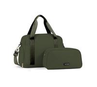 LUGG Duffle & Toiletry Bag Set - Waterproof Travel Bags - Green