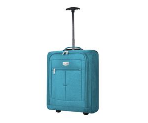 LUGG EasyJet 45x36x20 Carry-On Suitcase,1.4kg 33L, Teal