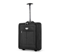 LUGG Lightweight Cabin Luggage, 600D Polyester, Solid Wheels, 45x36x20cm | Fits overhead & under seat, 1.70kg, lined tear-resistant interior, smooth multi-directional wheels, ergonomic pull-up handle