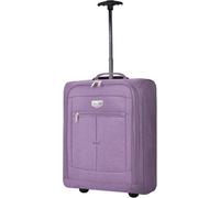 Lugg Easyjet 45X36X20 Carry-On Suitcase Underseat Cabin Bag Lightweight Hand Luggage 1.4Kg 33L Durable 600D Polyester, Lilac