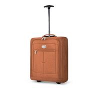 Lugg Cabin Approved Lightweight Travel Bag With Wheels, Mercury(45X36X20Cm) In Orange Orange