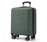 LUGG Jetset 15" Lightweight Cabin Suitcase - EasyJet Underseat Carry On Luggage, ABS Hard Shell, Scratch-Resistant Finish, Secure Lock, Smooth 360° Detachable Spinner Wheels (45x33x20cm)